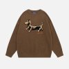 Aelfric Eden Skeleton Dachshund Sweater