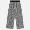 Aelfric Eden Vintage Black White Plaid Baggy Pants