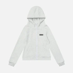 Aelfric Eden Basic Cropped Zip Up Hoodie