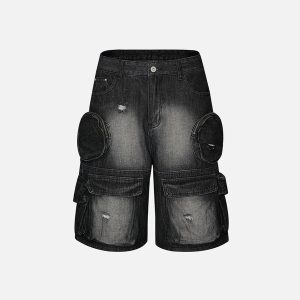 Aelfric Eden 3D Multi Pocket Washed Jorts