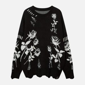 Aelfric Eden Raw Edge Rose Sweater