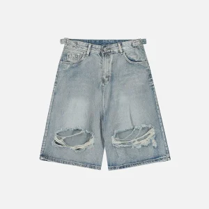 Aelfric Eden Distressed Fringe Jorts