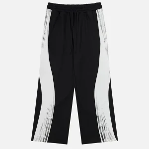 Aelfric Eden Contort Stripe Graphic Baggy Sweatpants