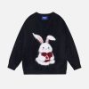 Aelfric Eden Rabbit Jacquard V-Neck Sweater