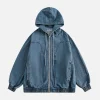 Aelfric Eden Denim Zip Up Hoodie