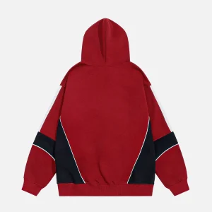 Aelfric Eden Color Blocking 3D Print Hoodie