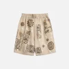 Aelfric Eden Desert Graffiti Print Shorts