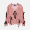 Aelfric Eden Bow Open Knit Sweater