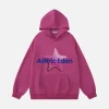 Aelfric Eden 3D Star Printed Pink Hoodie