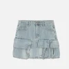 Aelfric Eden Multi Pocket Denim Skirt