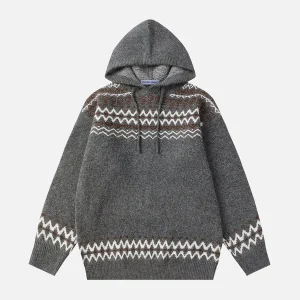 Aelfric Eden Fair Isle Graphic Hoodie