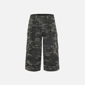 Aelfric Eden Camouflage Wrinkle Longline Jorts