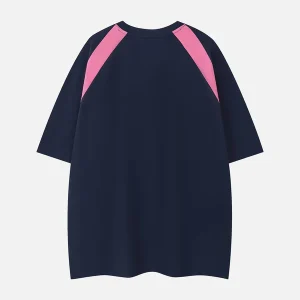 Aelfric Eden Color Blocking Number Print Tee