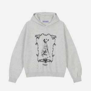 Aelfric Eden Dalmatian Print Hoodie