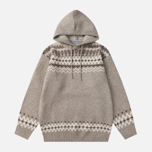 Aelfric Eden Fair Isle Graphic Hoodie