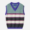 Aelfric Eden Vintage Striped Sweater Vest