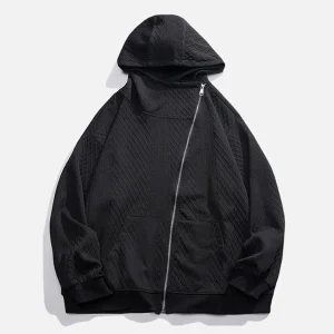 Aelfric Eden Diagonal Placket Hoodie