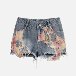 Aelfric Eden Heavy Craftsmanship Lace Crop Jorts