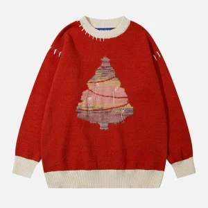 Aelfric Eden Rainbow Tree Contrast Sweater