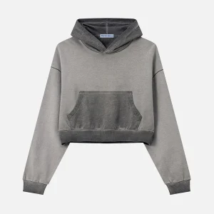 Aelfric Eden Washed Cropped Hoodie