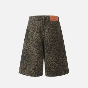 Aelfric Eden Leopard Print Jorts