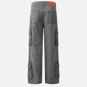 Aelfric Eden Grey Multi Pocket Cargo Pants