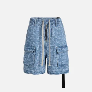 Aelfric Eden Bandana Jacquard Washed Jorts