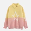 Aelfric Eden Asymmetric Polo Star Sweater