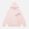 Aelfric Eden Star 3D Printed Color Contrast Hoodie