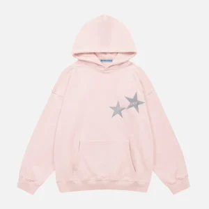 Aelfric Eden Star 3D Printed Color Contrast Hoodie