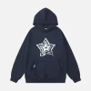 Aelfric Eden Overlapped Star 3D Printing Hoodie