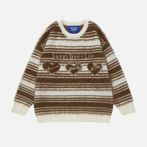 Aelfric Eden Stripe Heart Sweater