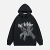 Aelfric Eden Smoke Spider Print Hoodie