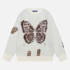 Aelfric Eden Fringe Distressed Butterfly Sweater