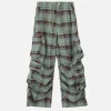 Aelfric Eden Plaid Multi Pocket Cargo Pants