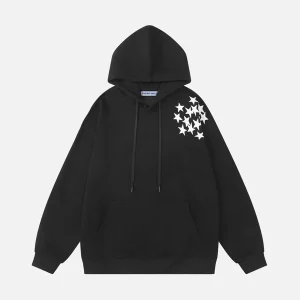 Aelfric Eden Multi Star Printed Hoodie