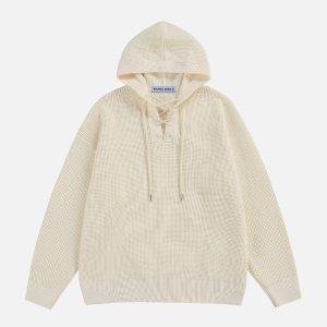 Aelfric Eden Basic Solid Waffle Hoodie