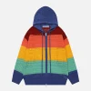 Aelfric Eden Colorful Cut-Out Zip Up Hoodie