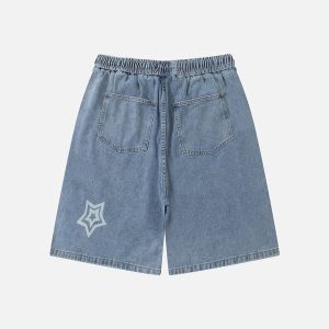 Aelfric Eden Printing Star Washed Jorts