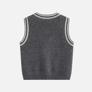 Aelfric Eden Bow Graphic Sweater Vest