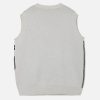 Aelfric Eden Cartoon Knit Sweater Vest