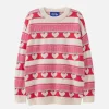 Aelfric Eden Stripes Heart Jacquard Sweater