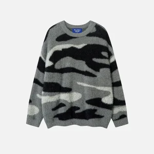 Aelfric Eden Camouflage Graphic Sweater