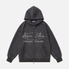 Aelfric Eden 3D Print Pearl Double Zip Up Hoodie