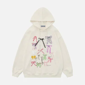 Aelfric Eden Colorful Bow Hoodie