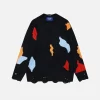 Aelfric Eden Graffiti Patchwork Sweater