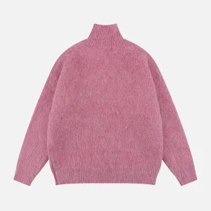 Aelfric Eden Shoulder Zip Up Turtleneck Sweater