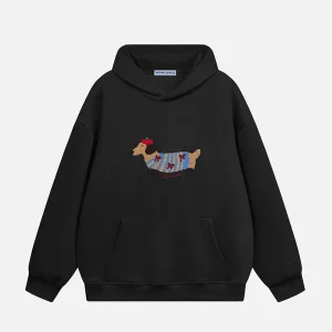 Aelfric Eden Cartoon Dachshund 3D Printing Hoodie