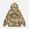 Aelfric Eden Camouflage Zip Up Hoodie