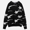 Aelfric Eden Shooting Star Printed Jacquard Hoodie